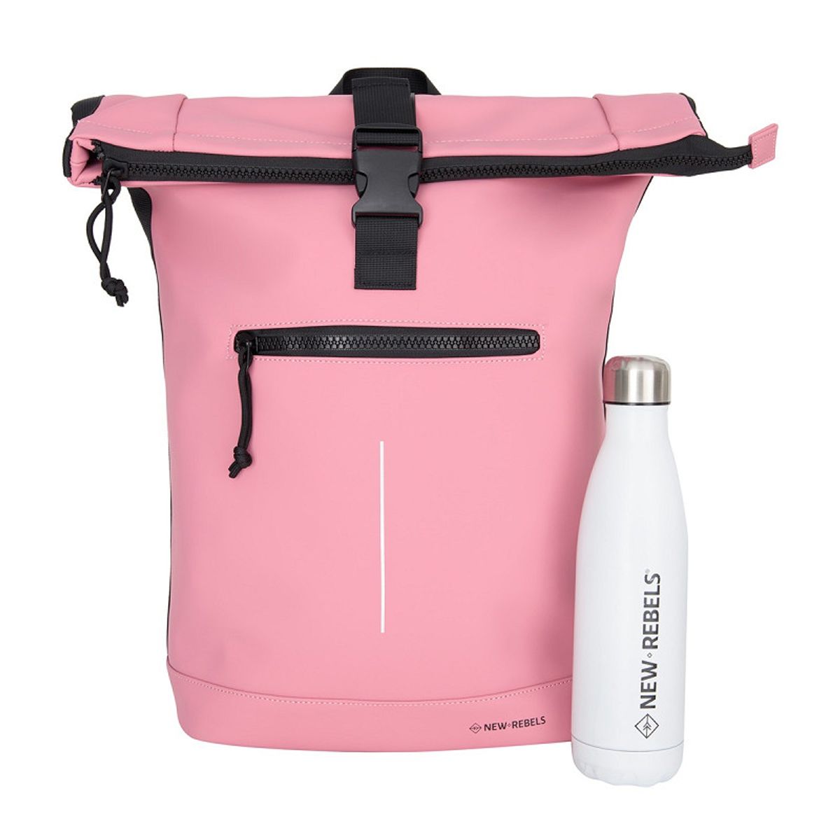 New Rebels Mart  New York Rolltop Backpack 21L Cotton Candy