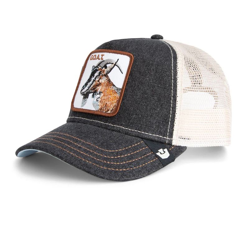 Goorin Bros  The Goat Trucker Cap Dark Denim