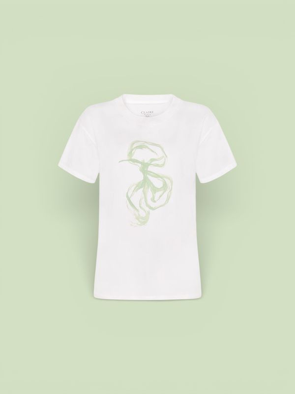 Claire Amani T-Shirt i Pale Aqua