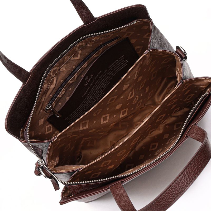 Adax Pil Handbag Dark Brown
