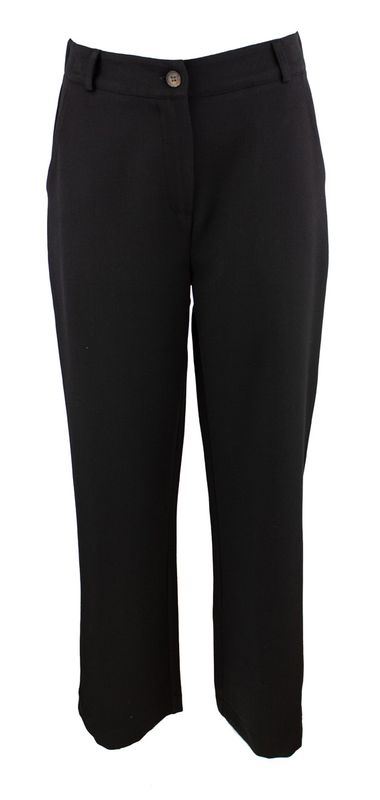 Boheme Bukser i Rett Fasong Black