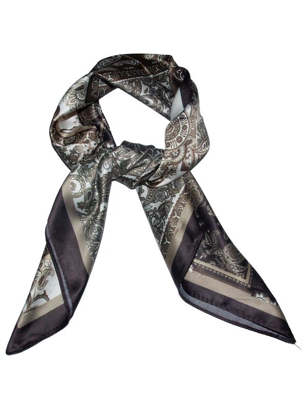 Intex Skjerf Paisley 70 X 70 Cm. i Brown