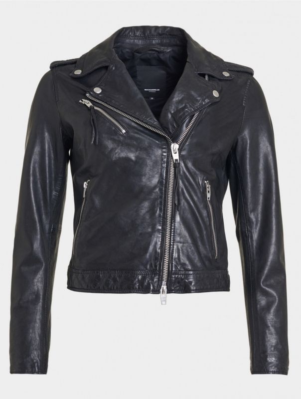 Rockandblue Nikki lammeskinnsjakke black