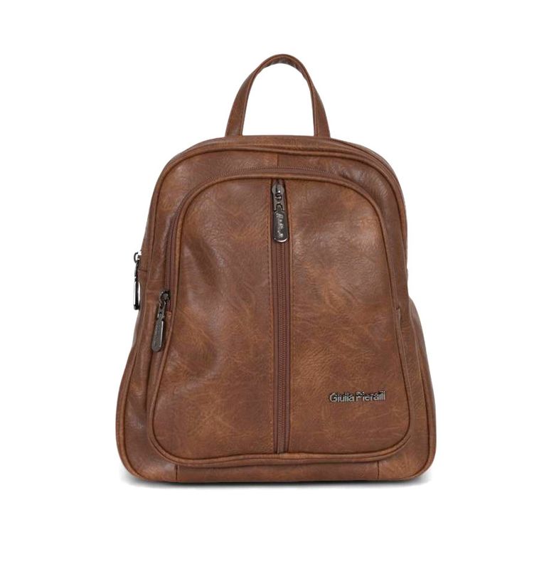 Giulia Pieralli Classic Backpack Medium Cognac
