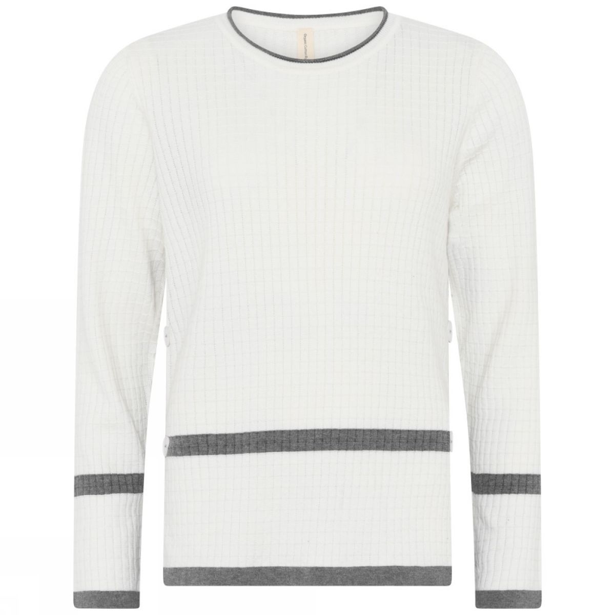 Skovhuus Lett Bomullsjumper i Offwhite