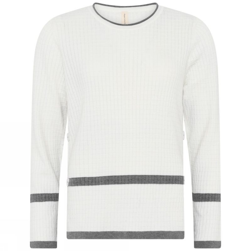 Skovhuus Lett Bomullsjumper i Offwhite