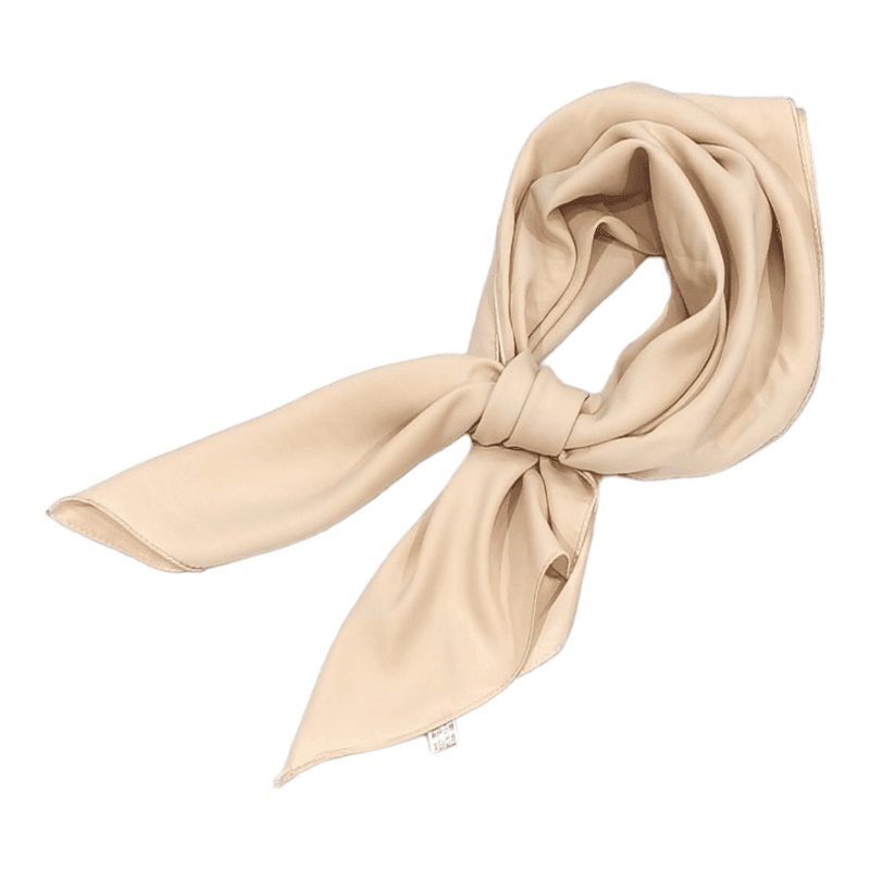 Diz Scarf Silk/Viscose Unicolour Beige