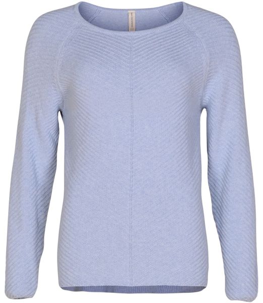 Hovedbilde Skovhuus structured strikkejumper i Light Blue ...