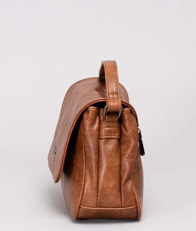 Giulia Pieralli Classic Flap Shoulderbag Cognac