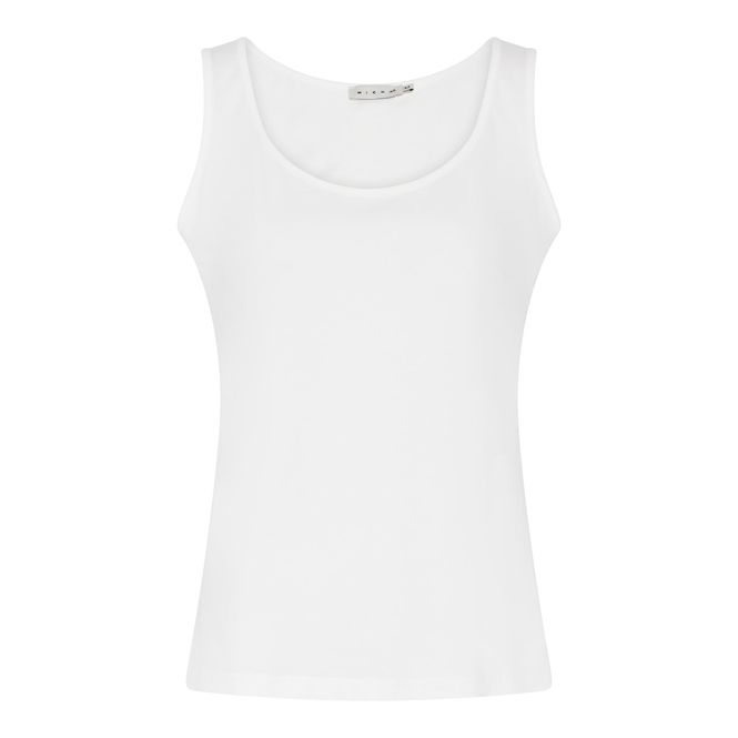 Hovedbilde Micha Bomulls Singlet i Offwhite