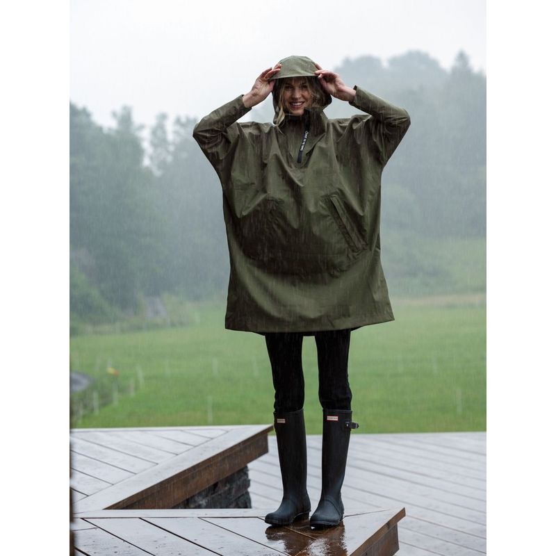Close To My Heart Rain Poncho i Army