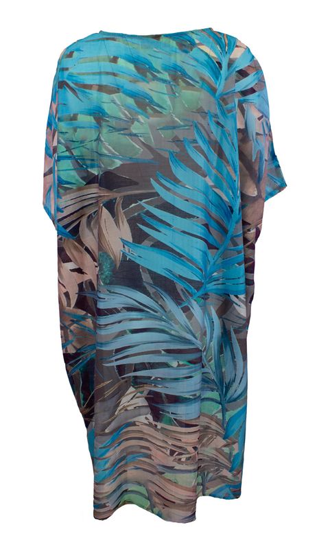 Boheme Lang Kaftan i Palm Print