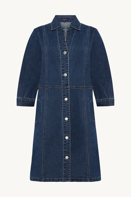 Hovedbilde Claire Kimmie Kjole i Mellom Blue Denim