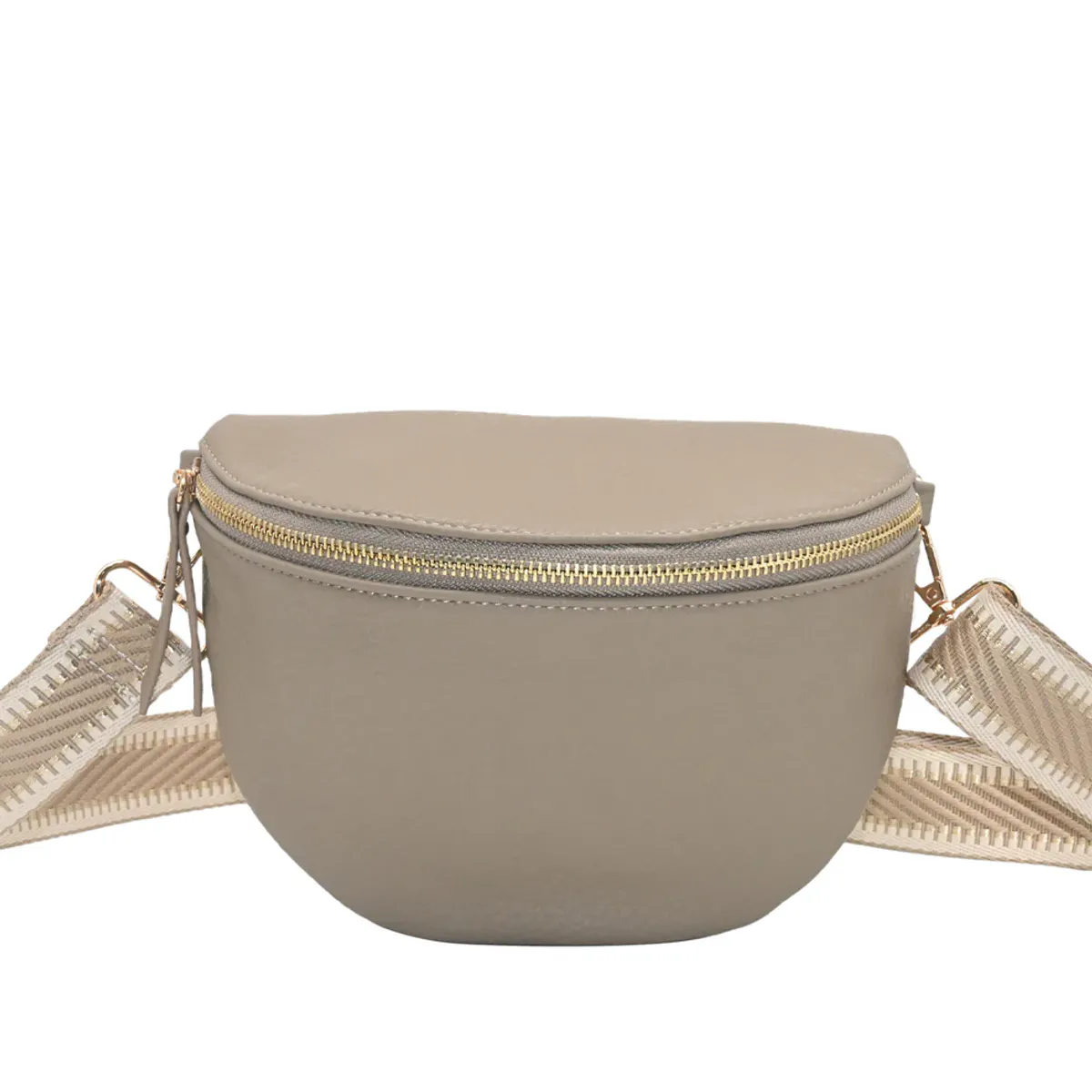 Rosenvinge Pepper Bumbag M/Mønstret Reim Beige