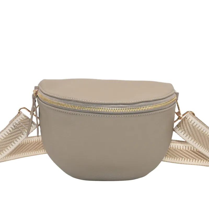 Rosenvinge Pepper Bumbag M/Mønstret Reim Beige