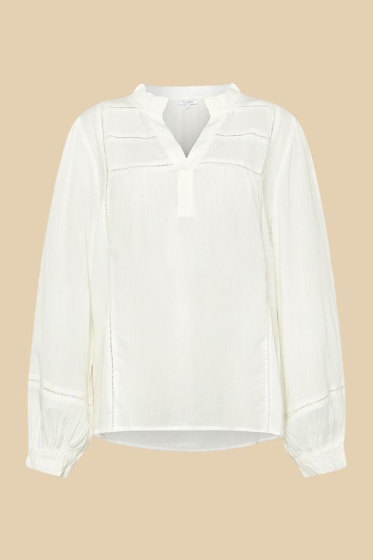 Claire Rine Skjorte  Offwhite