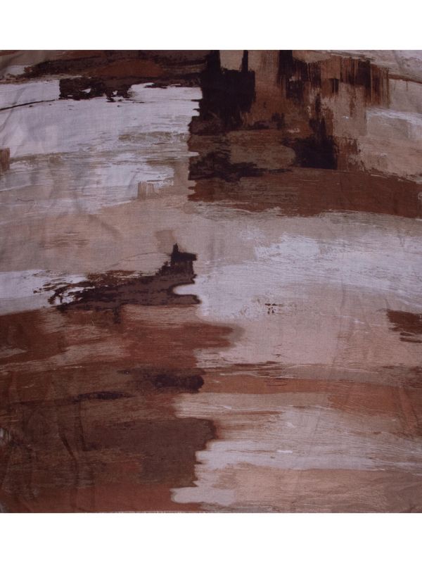 Intex Skjerf Ton i Ton 90 X 80 Cm. i Brown