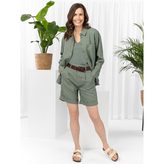 Hovedbilde Close To My Heart Lana Myk Linskjorte i Aloe Vera