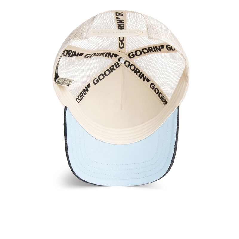 Goorin Bros  The Goat Trucker Cap Dark Denim