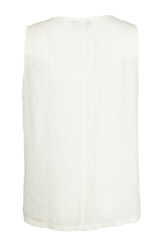 Boheme Singlet Kort i Offwhite