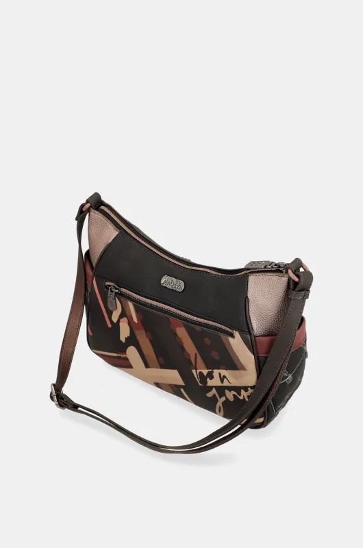 Anekke Crossoverbag Dark Brown/Multi