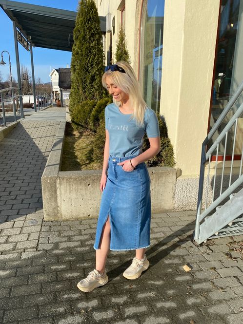 Hovedbilde Claire Nedda Skjørt Blue Denim
