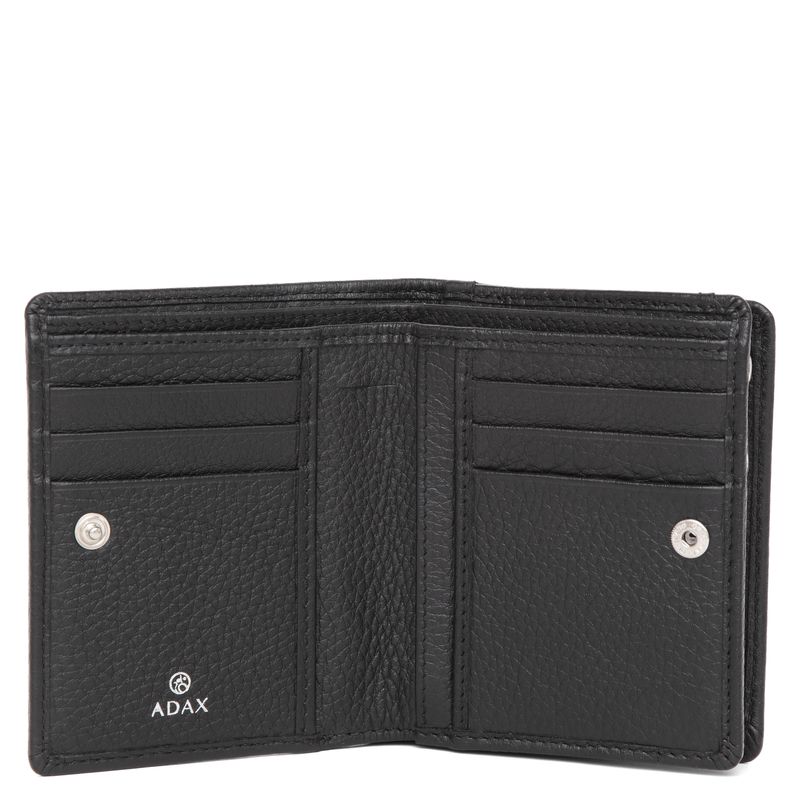 ADAX Ninni Skinnlommebok Black