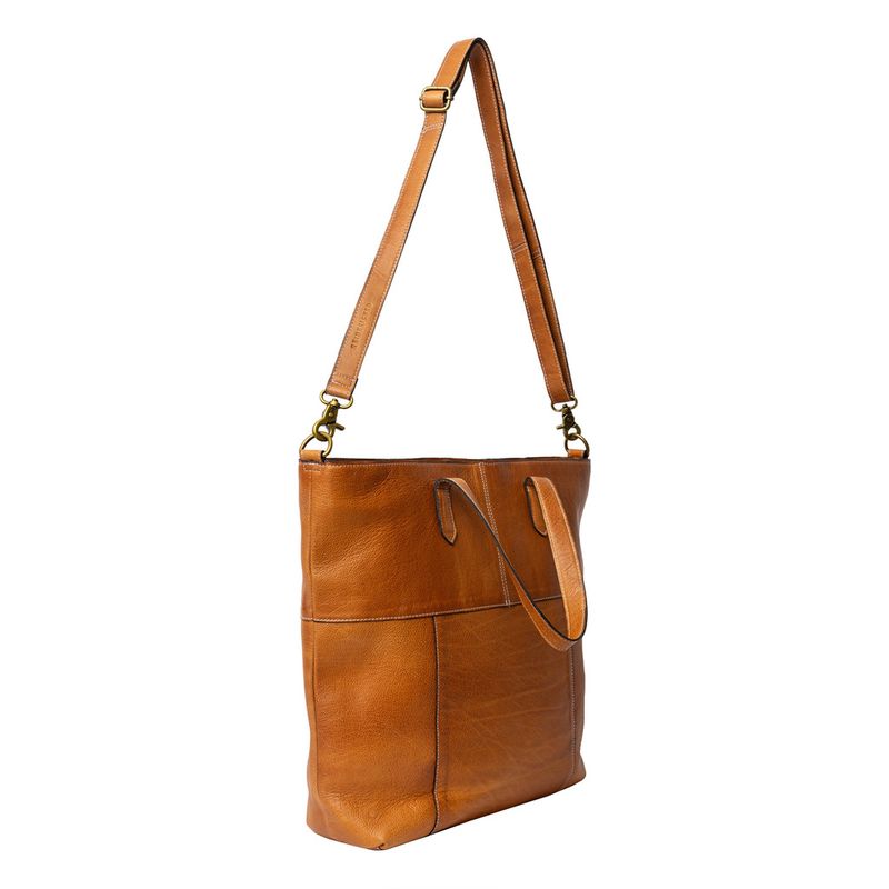 RE:Designed Layla Toutebag/Jobbeveske i Burned Tan