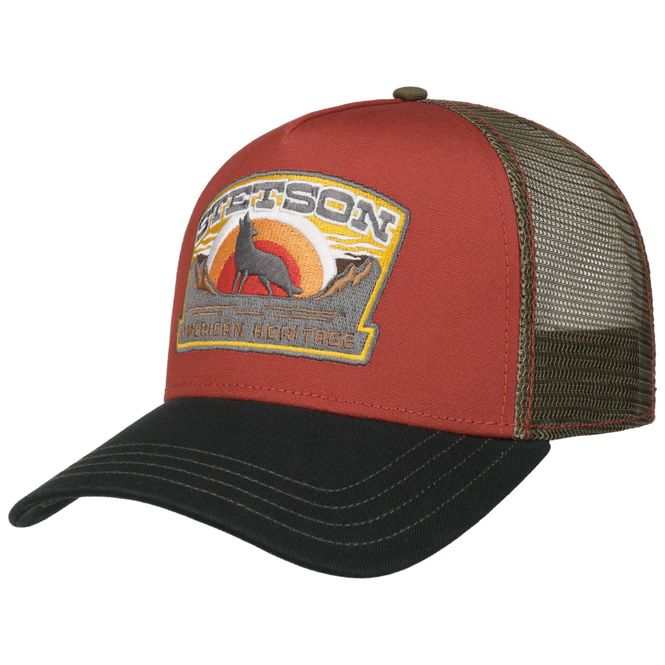 Hovedbilde Stetson Trucker Cap Wolf Black Red