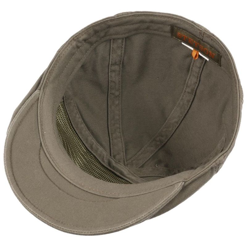 Stetson Ivy Cap i Bomull Olive