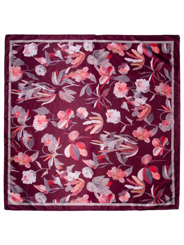 Intex Skjerf Monet 70 X 70 Cm. i Wine Red