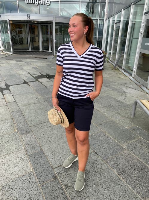 Hovedbilde Claire Aurora T-Shirt i Stripet Blue/White