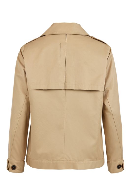 Normann Coat Kort Trenchcoat Camel