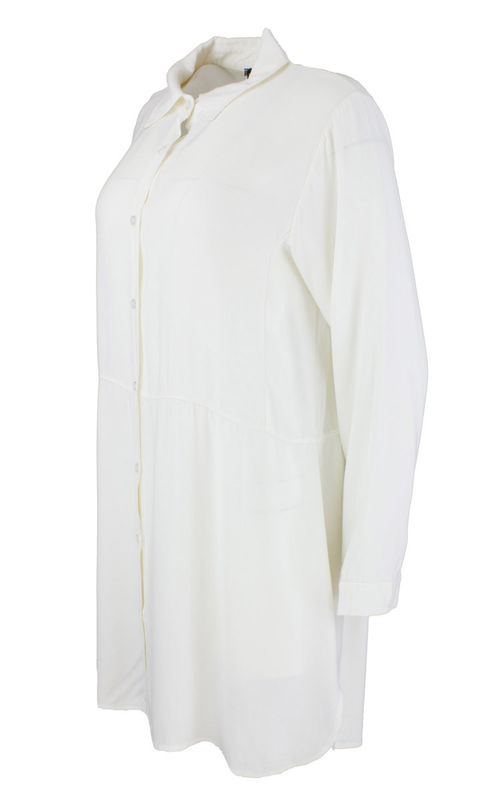 Boheme Satengbluse i Off White