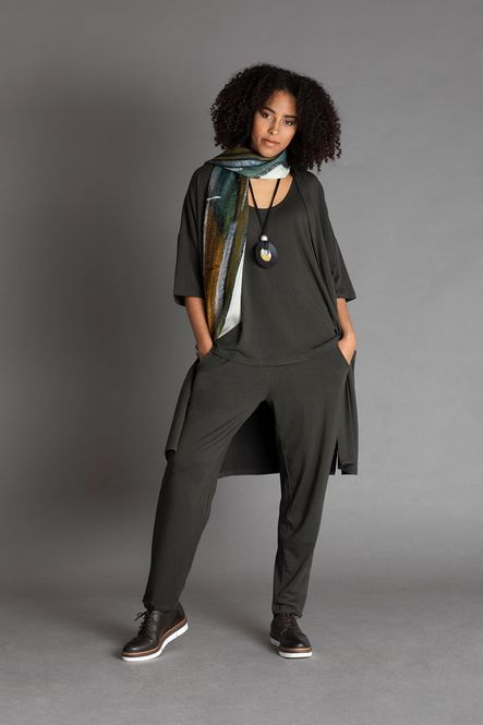 Hovedbilde Boheme Jakke Stretchy Bambus/Bomull i Olive