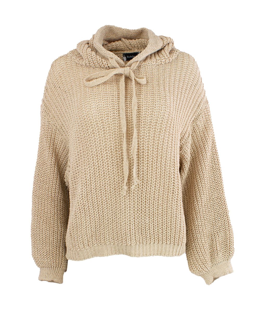 Boheme Hettegenser i Taupe