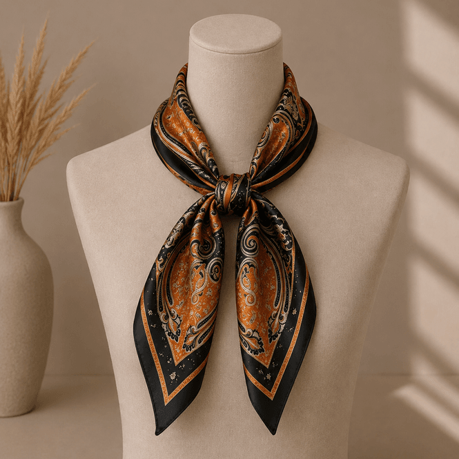 Hovedbilde Diz Lite Skjerf Silkelook Dark Navy