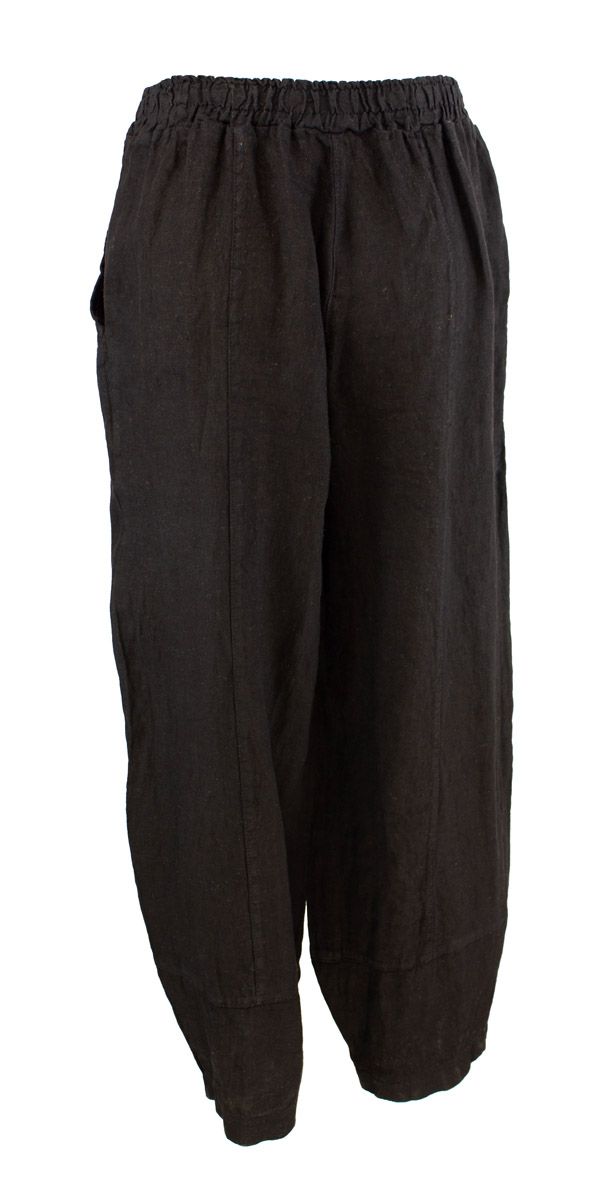 Boheme Bukse i Lin Black