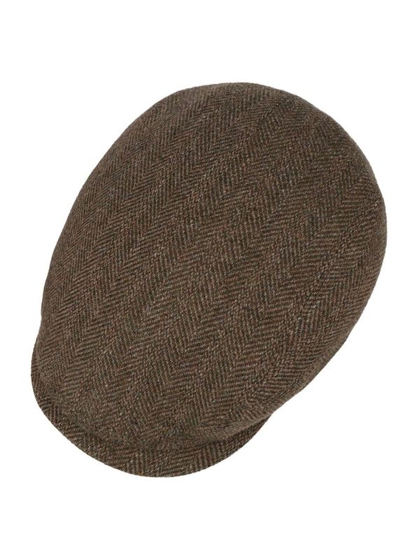 Stetson Driver Cap Herringbone Vintage Bowling Theme Fischgrat