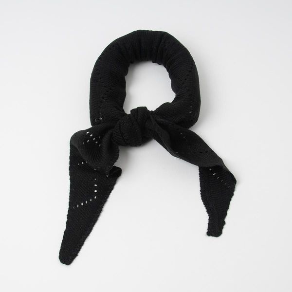 Hovedbilde Rosenvinge Strikket Triangelskjerf i Sort