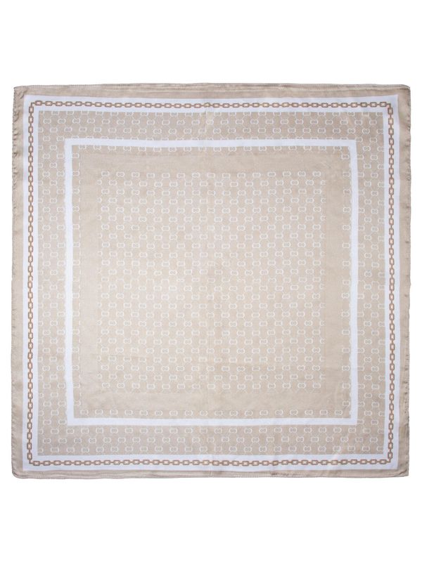 Intex Småmønstret Skjerf 70x70 Cm i Beige