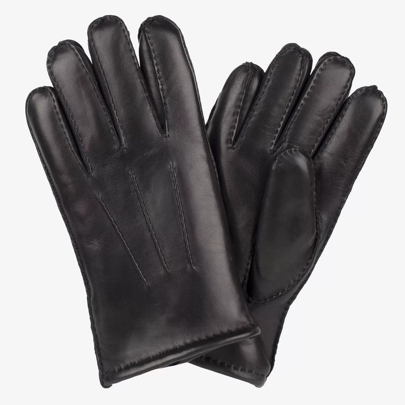 HK Skinnhansker M/Lammepelsfor i Black