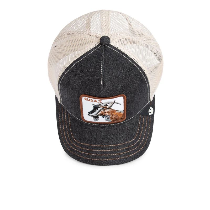 Goorin Bros  The Goat Trucker Cap Dark Denim