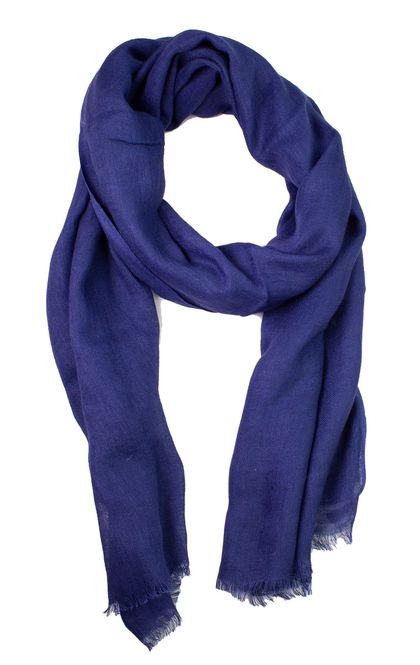 Hovedbilde Boheme Skjerf i Lin Blue
