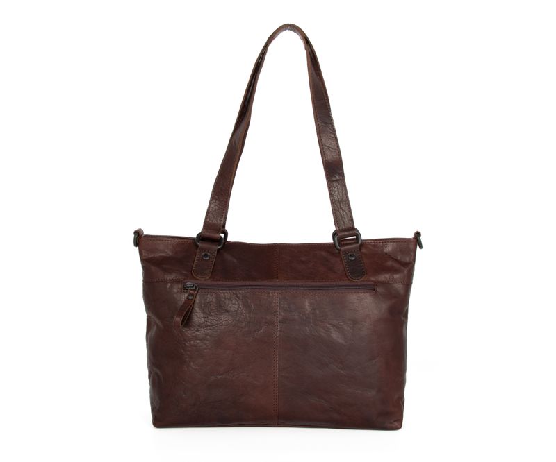 Spikes & Sparrow Totebag i Dark Brown