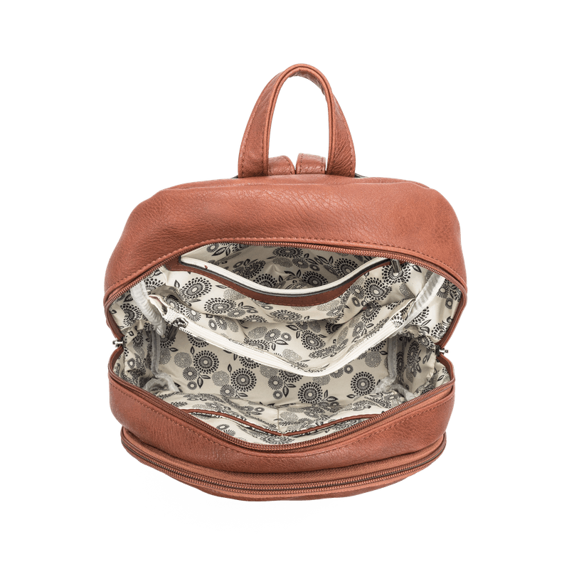 Puccini Backpack Donna i Cognac