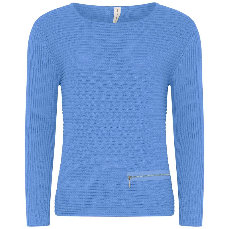 Skovhuus Genser i Bomull Provence Blue