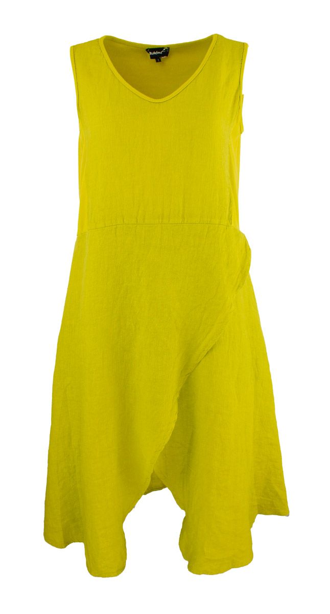 Boheme Linkjole M/Bomullsribb på Ryggen i Limegreen