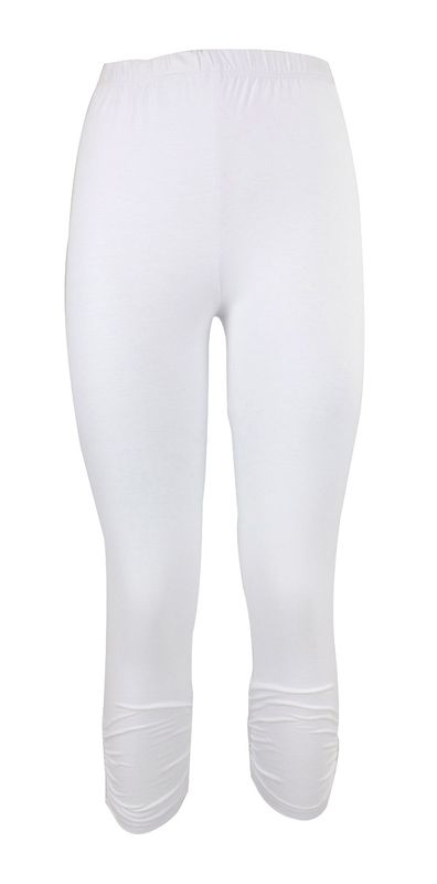 Boheme Tights Elastisk M/Rynker i White