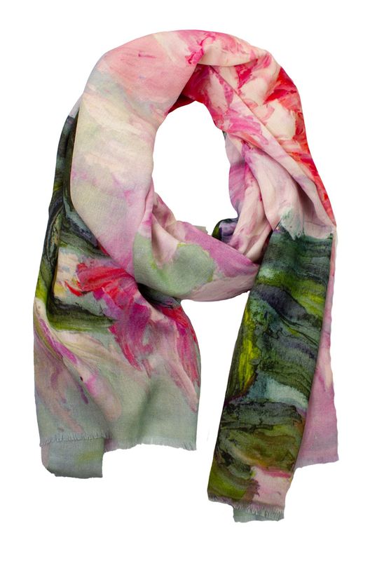 Boheme Skjerf i Blomsterprint